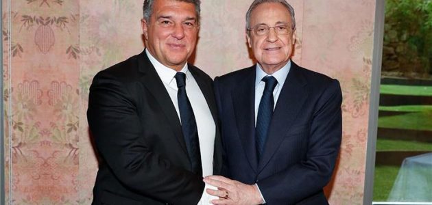 لابورتا: علاقتنا تأثرت مع ريال مدريد.. ولم أفكر في الاستقالة من برشلونة